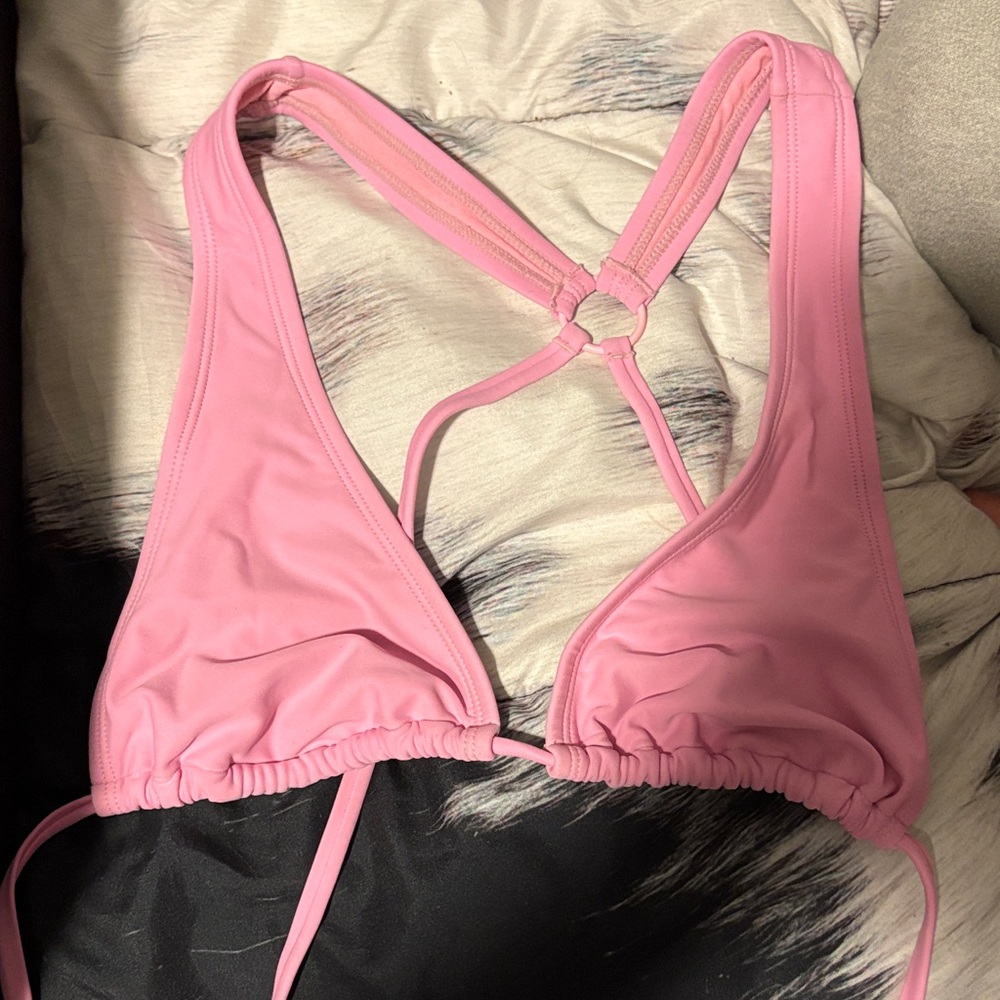 Pink Triangle Bikini Top - Classic Women’s Swimwear